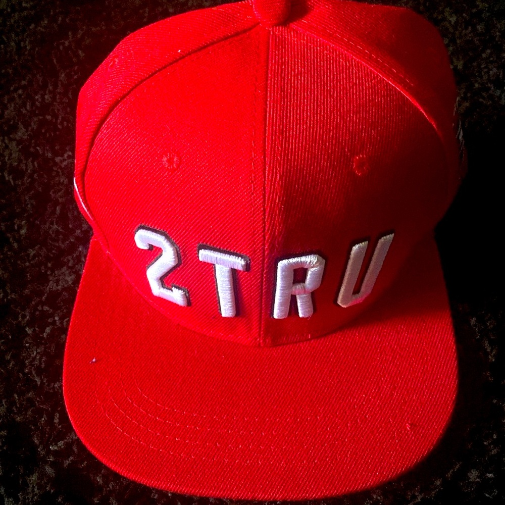 NWT Red embroidered Culture hat. One size fits all.